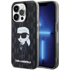 Kryt Karl Lagerfeld KLHCP15LHNKMKLK iPhone 15 Pro 6.1" black hardcase Monogram Ikonik (KLHCP15LHNKMKLK)