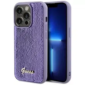 Kryt Guess GUHCP13XPSFDGSU iPhone 13 Pro Max 6.7" purple hardcase Sequin Script Metal (GUHCP13XPSFDGSU)