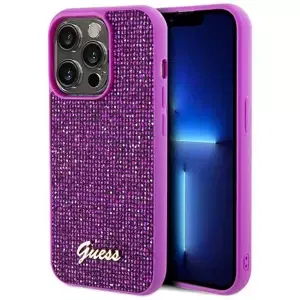 Kryt Guess GUHCP14LPMSDGSF iPhone 14 Pro 6.1" fuschia hardcase Disco Metal Script (GUHCP14LPMSDGSF)