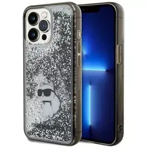 Kryt Karl Lagerfeld KLHCP13LLKCNSK iPhone 13 Pro / 13 6.1" transparent hardcase Liquid Glitter Choupette (KLHCP13LLKCNSK)