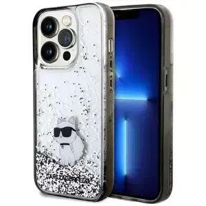 Kryt Karl Lagerfeld KLHCP14LLKCNSK iPhone 14 Pro 6.1" transparent hardcase Liquid Glitter Choupette (KLHCP14LLKCNSK)