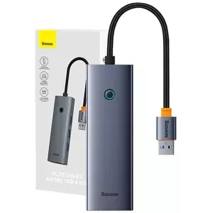 USB Hub Baseus 4in1 Hub UltraJoy USB-A to USB 3.0 + RJ45 (space grey)