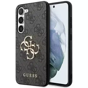 Kryt Guess GUHCS23FE4GMGGR S23 FE S711 grey hardcase 4G Big Metal Logo (GUHCS23FE4GMGGR)