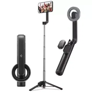 Držák SPIGEN S570W MAGSAFE BLUETOOTH SELFIE STICK TRIPOD BLACK (AMP06402)