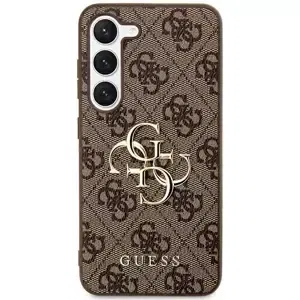 Kryt Guess GUHCS24L4GMGBR S24 Ultra S928 brown hardcase 4G Big Metal Logo (GUHCS24L4GMGBR)