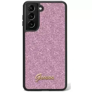 Kryt Guess GUHCS24SHGGSHU S24 S921 purple hardcase Glitter Script (GUHCS24SHGGSHU)