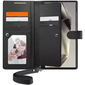 Pouzdro Spigen Wallet "S" Plus Samsung S24 Ultra S928 black ACS07308 (ACS07308)