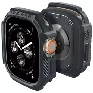 Kryt Spigen Rugged Armor, dark gray - Apple Watch Ultra 2/1 49mm (ACS07385)