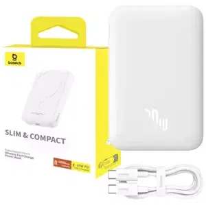 Nabíječka Baseus Powerbank Magnetic Mini 6000mAh 20W MagSafe (white)