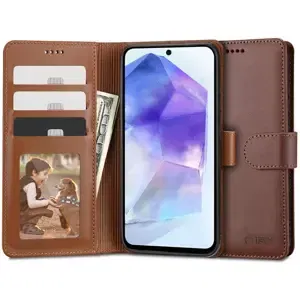 Pouzdro TECH-PROTECT WALLET GALAXY A55 5G BROWN (5906203692125)