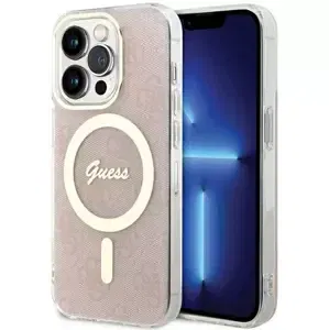 Kryt Guess GUHMP15XH4STP iPhone 15 Pro Max 6.7" pink hardcase IML 4G MagSafe (GUHMP15XH4STP)