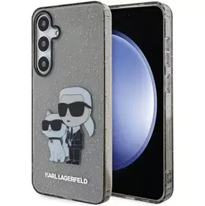 Kryt Karl Lagerfeld KLHCS24SHNKCTGK S24 S921 czarny/black hardcase Glitter Karl&Choupette (KLHCS24SHNKCTGK)