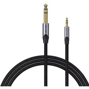 Kabel Vention 3.5mm TRS Male to 6.35mm Male Audio Cable 1m BAUHF Gray