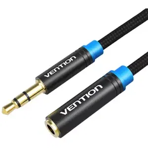 Kabel Vention Braided 3.5mm Audio Extender 1m VAB-B06-B100-M Black