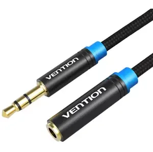 Kabel Vention Braided 3.5mm Audio Extender 1.5m VAB-B06-B150-M Black