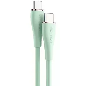 Kabel Vention USB-C 2.0 to USB-C 5A Cable TAWGG 1.5m Light Green Silicone