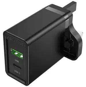 Nabíječka Vention USB(A+C) Wall Charger FBBB0-UK (18W/20W) UK Black