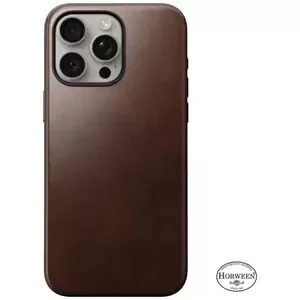 Kryt Nomad Horween Leather Case, brown - iPhone 15 Pro Max (NM01621485)