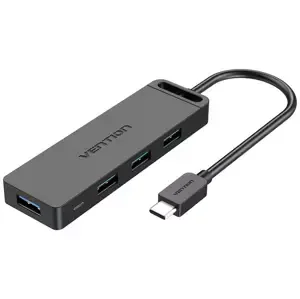USB Hub Vention Hub 5in1 with 4 Ports USB 3.0 and USB-C cable TGKBF 1m