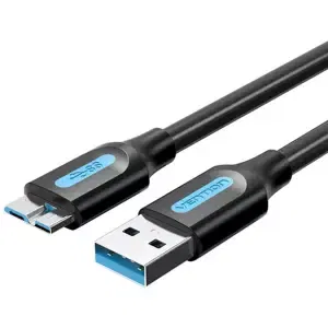 Kabel Vention USB 3.0 A to Micro-B cable COPBC 2A 0.25m Black PVC