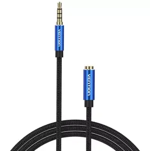 Kabel Vention Cable Audio TRRS 3.5mm Male to 3.5mm Female BHCLI 3m Blue