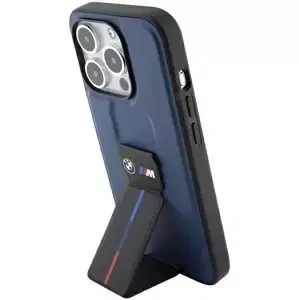 Kryt BMW BMHCP15LGSPBIV iPhone 15 Pro 6.1" navy hardcase M Grip Stand Bicolor (BMHCP15LGSPBIV)