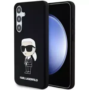 Kryt Karl Lagerfeld KLHCS24MSNIKBCK S24+ S926 hardcase black Silicone Ikonik (KLHCS24MSNIKBCK)