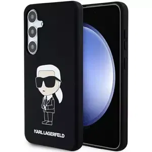 Kryt Karl Lagerfeld KLHCS24SSNIKBCK S24 S921 hardcase black Silicone Ikonik (KLHCS24SSNIKBCK)