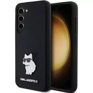 Kryt Karl Lagerfeld KLHCS23SSMHCNPK S23 S911 black hardcase Silicone Choupette Metal Pin (KLHCS23SSMHCNPK)