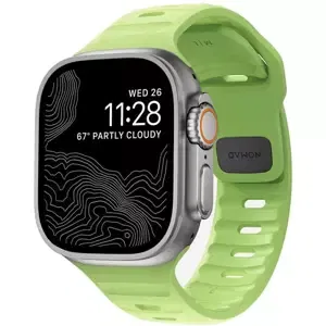 Řemínek Nomad Sport Strap, Glow 2.0 - Apple Watch Ultra 2/1 (49mm) 9/8/7 (45mm)/6/SE/5/4 (44mm)/3/2/1 (42mm) (NM01580085)