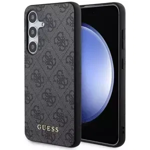 Kryt Guess GUHCS24SG4GFGR S24 S921 black hardcase 4G Metal Gold Logo (GUHCS24SG4GFGR)