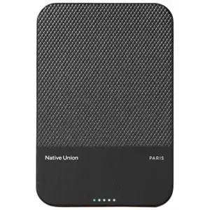 Native Union (Re)Classic Magnetic Power Bank 5000mAh -Black (PB-5KMS-BLK)