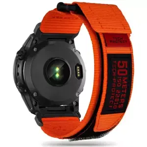 Řemínek TECH-PROTECT SCOUT PRO GARMIN FENIX 3 / 5X / 3HR / 5X PLUS / 6X / 6X PRO / 7X ORANGE (5906302309306)