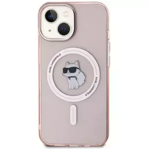 Kryt Karl Lagerfeld KLHMN61HFCCNOP iPhone 11 / Xr 6.1" pink hardcase IML Choupette MagSafe (KLHMN61HFCCNOP)