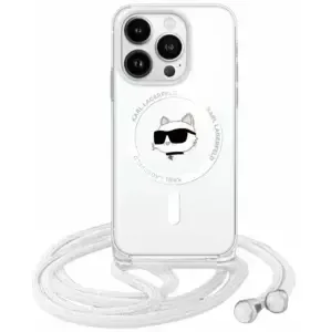 Kryt Karl Lagerfeld KLHMP13XHCCHNT iPhone 13 Pro Max 6.7" hardcase transparent IML Choupette Head & Cord Magsafe (KLHMP13XHCCHNT)
