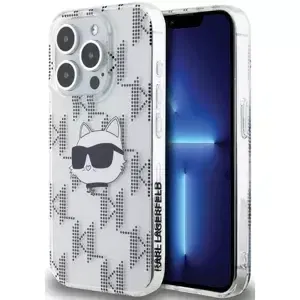 Kryt Karl Lagerfeld KLHCP15LHKLPCHT iPhone 15 Pro 6.1" transparent hardcase IML Choupette Head & Monogram (KLHCP15LHKLPCHT)