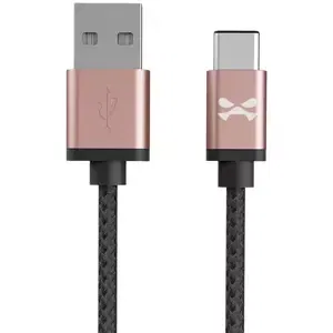 Kabel Ghostek - NRGline USB-C 1,8m , Black/Rose (GHOCBL007)