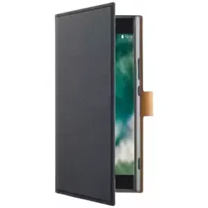 Pouzdro XQISIT - Slim Wallet Selection Case Sony Xperia XA1 Ultra, Black