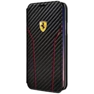 Pouzdro Ferrari - Apple iPhone X/XS Booklet Case - Black