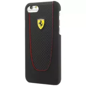 Kryt Ferrari - Apple iPhone 8/7/SE 2020 Case Pit Stop - Black