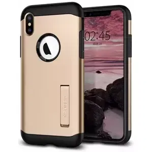 Kryt SPIGEN - iPhone XS Max Case Slim Armor, Champagne Gold (065CS25154)