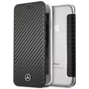 Pouzdro Mercedes - Apple iPhone 8/7/SE 2020 Booklet Case Dynamic Line - Black (MEFLBKI8CFBK)