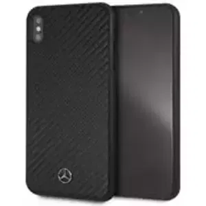 Kryt Mercedes - Apple iPhone XS Max Case Dynamic Line Synthetic Leather - Black (MEHCI65SRCFBK)