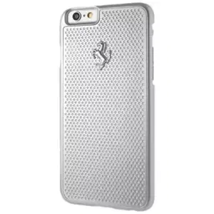 Kryt Ferrari - Perforated Aluminium  Hard Case Apple iPhone 6/6s- Silver (FEPEHCP6SI)