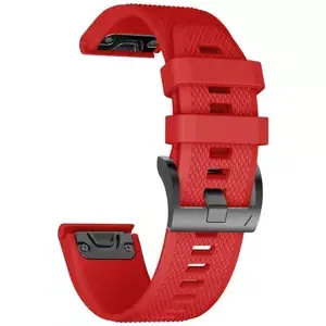 Řemínek TECH-PROTECT SMOOTH GARMIN FENIX 3/5X/3HR/5X PLUS (26MM) RED