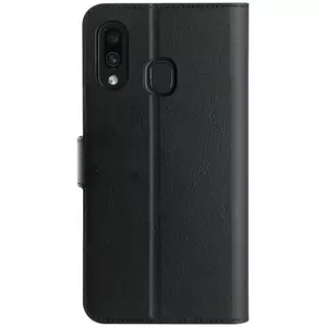 Pouzdro XQISIT Slim Wallet Selection TPU for Galaxy A40 black (35751)