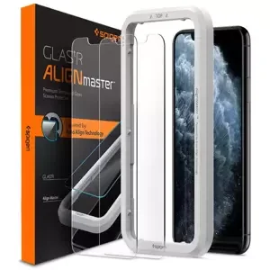 Ochranné sklo SPIGEN - Apple iPhone 11 PRO, Screen Protector ALM GLAS.tR SLIM 2-pack, Clear (AGL00109)