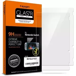 Ochranné sklo SPIGEN - Nintendo Switch, Screen Protector (2 Pack) GLAS.tR Slim, Clear (R01GL21523)