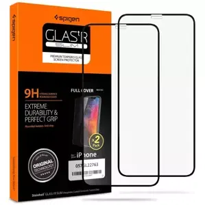 Ochranné sklo SPIGEN - iPhone 11 Pro Spigen Glas.t R SLIM 2-Pack, Black (057GL23120)