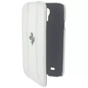 Pouzdro Ferrari - Samsung Galaxy S4 i9505 Urban Booklet Case - White (FEFFFLBKS4FW)